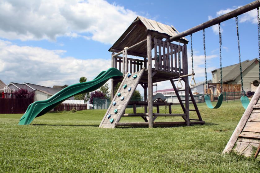 Ottawa home - backyard - play structure